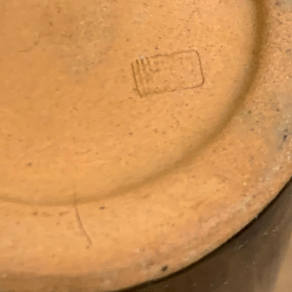 Vintage Japanische Tokomane Studiokeramik Vase Kobaltblau