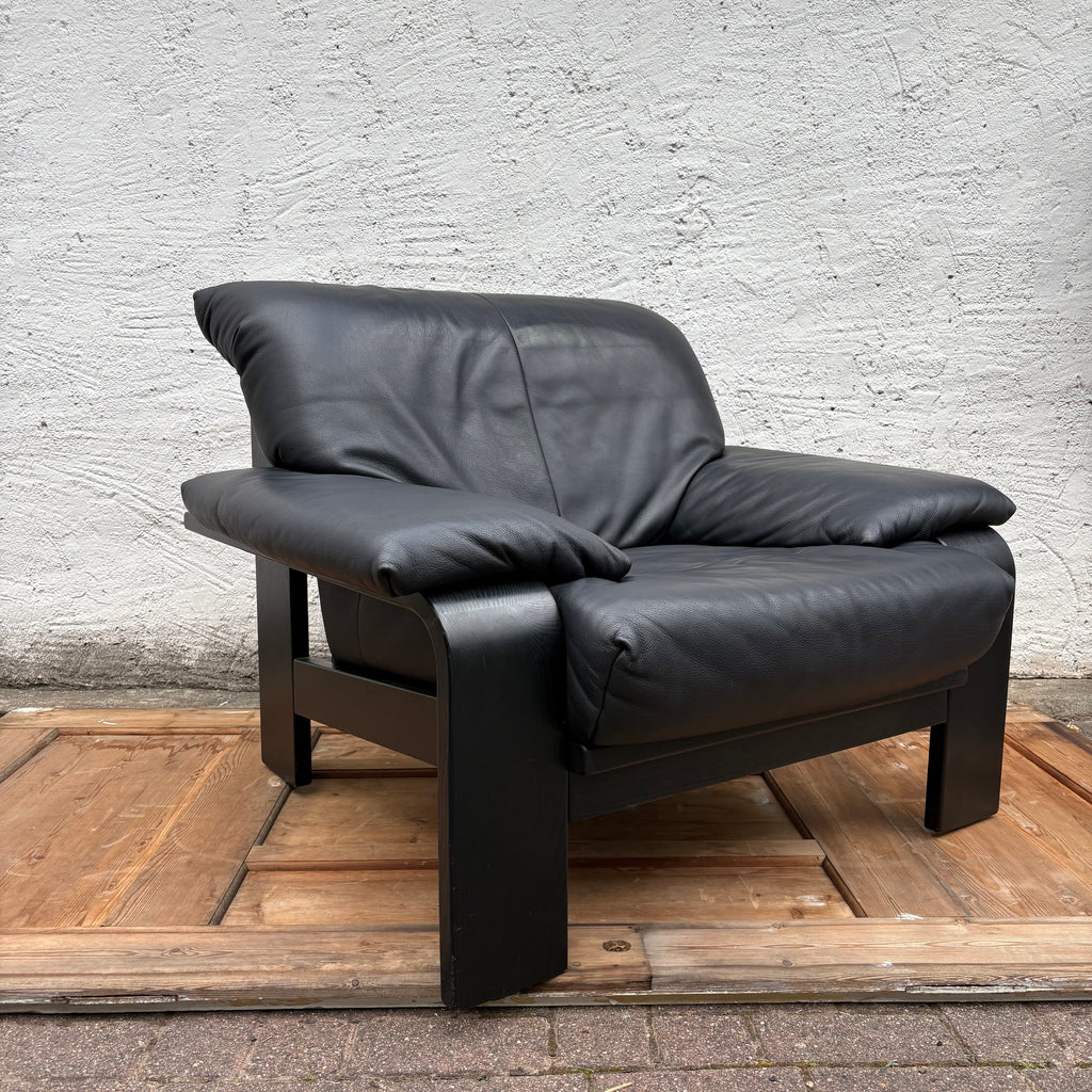 Postmoderner deutscher Brutalistischer Sessel von Rolf Benz für Muster – Trödelfuchs Vintage Shop