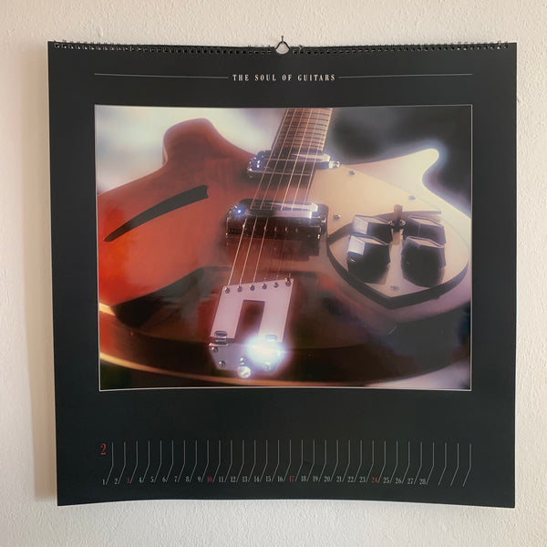 Vintage Kalender The Soul of Guitars 1991 mit Autogramm von Philip Catherine