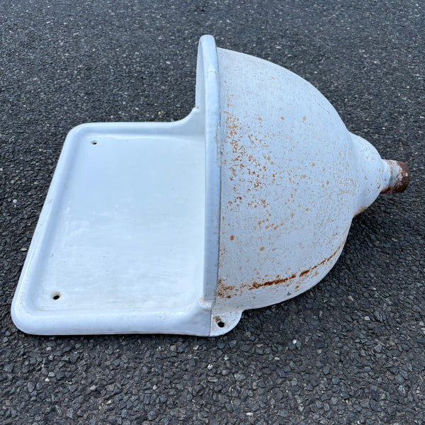 Antikes Emaille Gusseisen Waschbecken