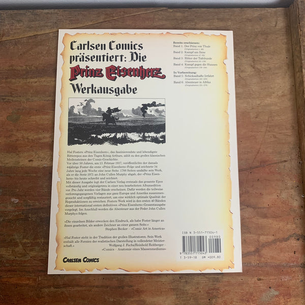 Comic Prinz Eisenherz Band 4 Kampf gegen die Hunnen
