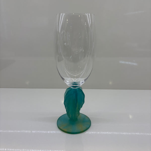 Vintage 5er Set Weingläser Cactus Kollektion von Hilton McConnico für französische Kristallmanufaktur Daum Nancy