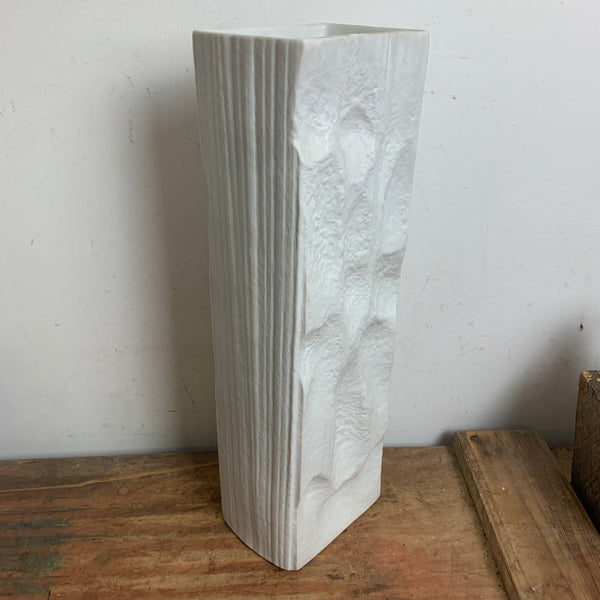 Große Op Art Porzellan Vase von Martin Freyer für Rosenthal