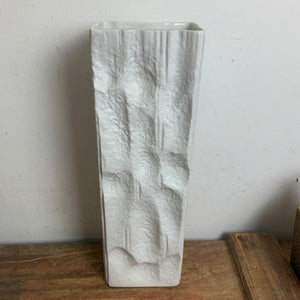 Große Op Art Porzellan Vase von Martin Freyer für Rosenthal