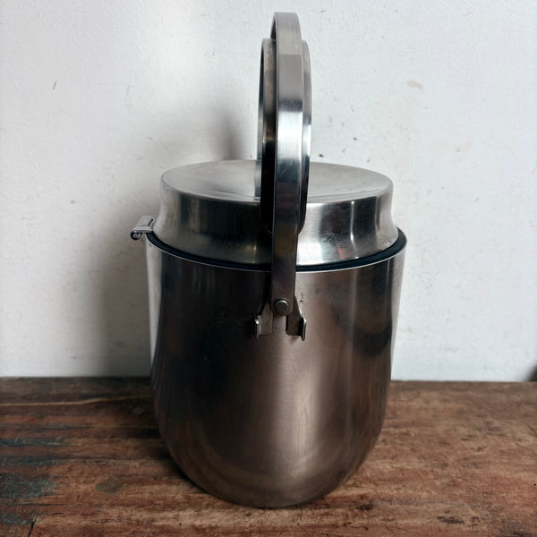 Vintage Design Eiskübel aus Edelstahl von Anselmo Vitale und Carlo Mazzeri für Alessi