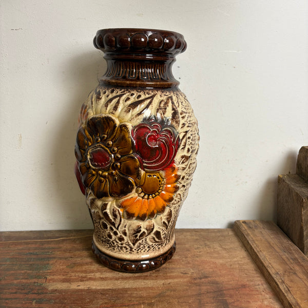 Vintage Fat Lava Flower Bodenvase von Scheurich 287-41