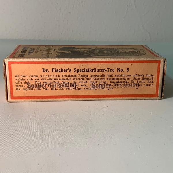 Pappschachtel Dr. Fischer’s Special Kräuter Tee OVP