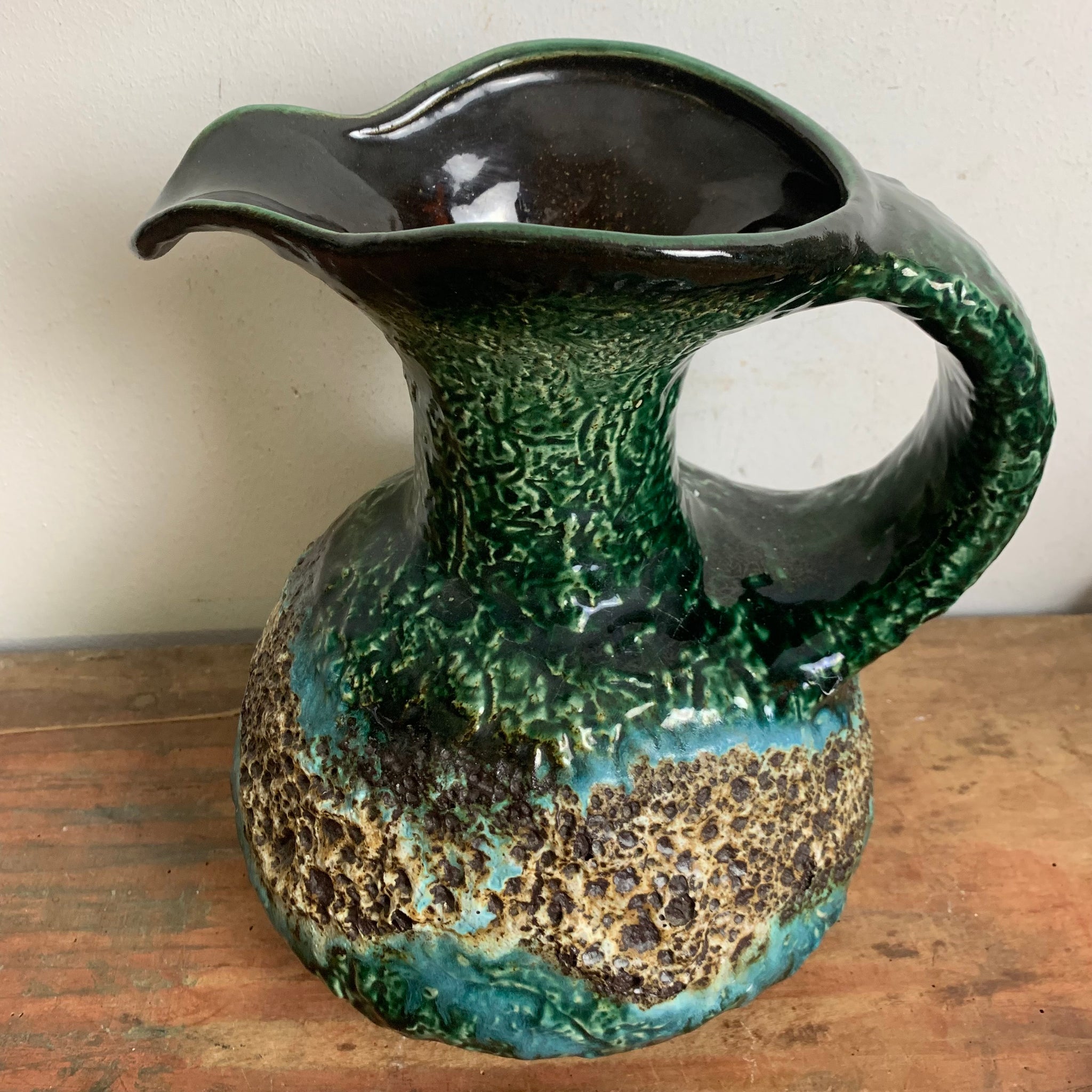 Vintage Fat Lava Keramik Vase von Dümler und Breiden 1107/26 