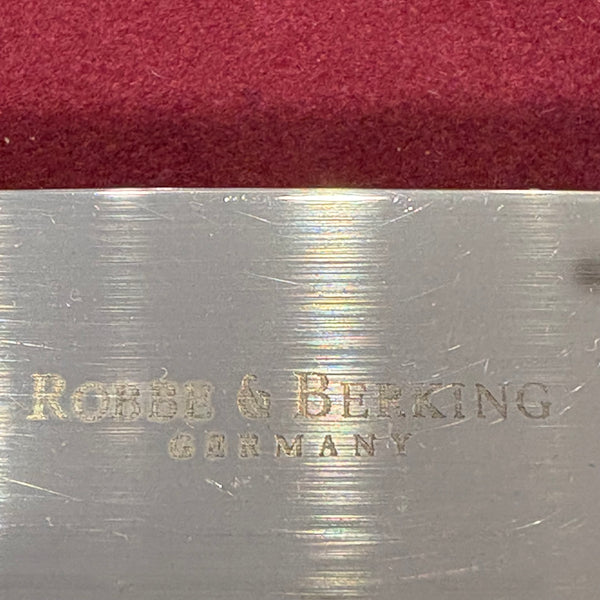 6 Vorspeisenesser Alt-Spaten 150er Silber Auflage von Robbe Berking