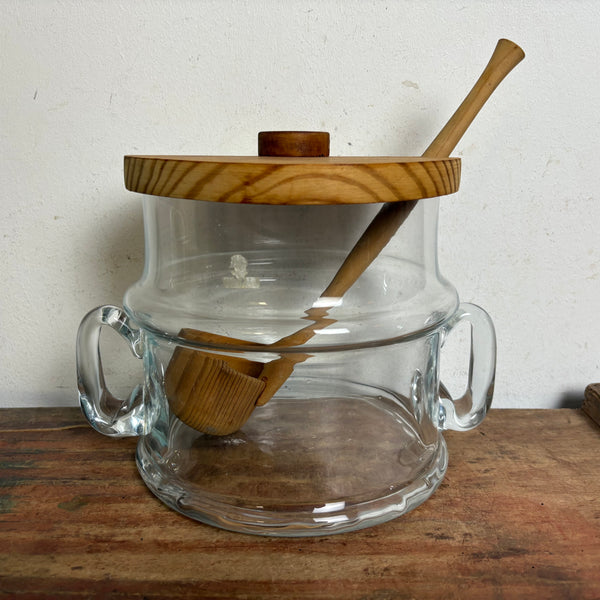 Vintage Bowle Service Ingrid Glas für 6 Personen