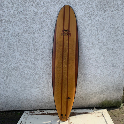 Vintage Wood Surfboard Mini Malibu