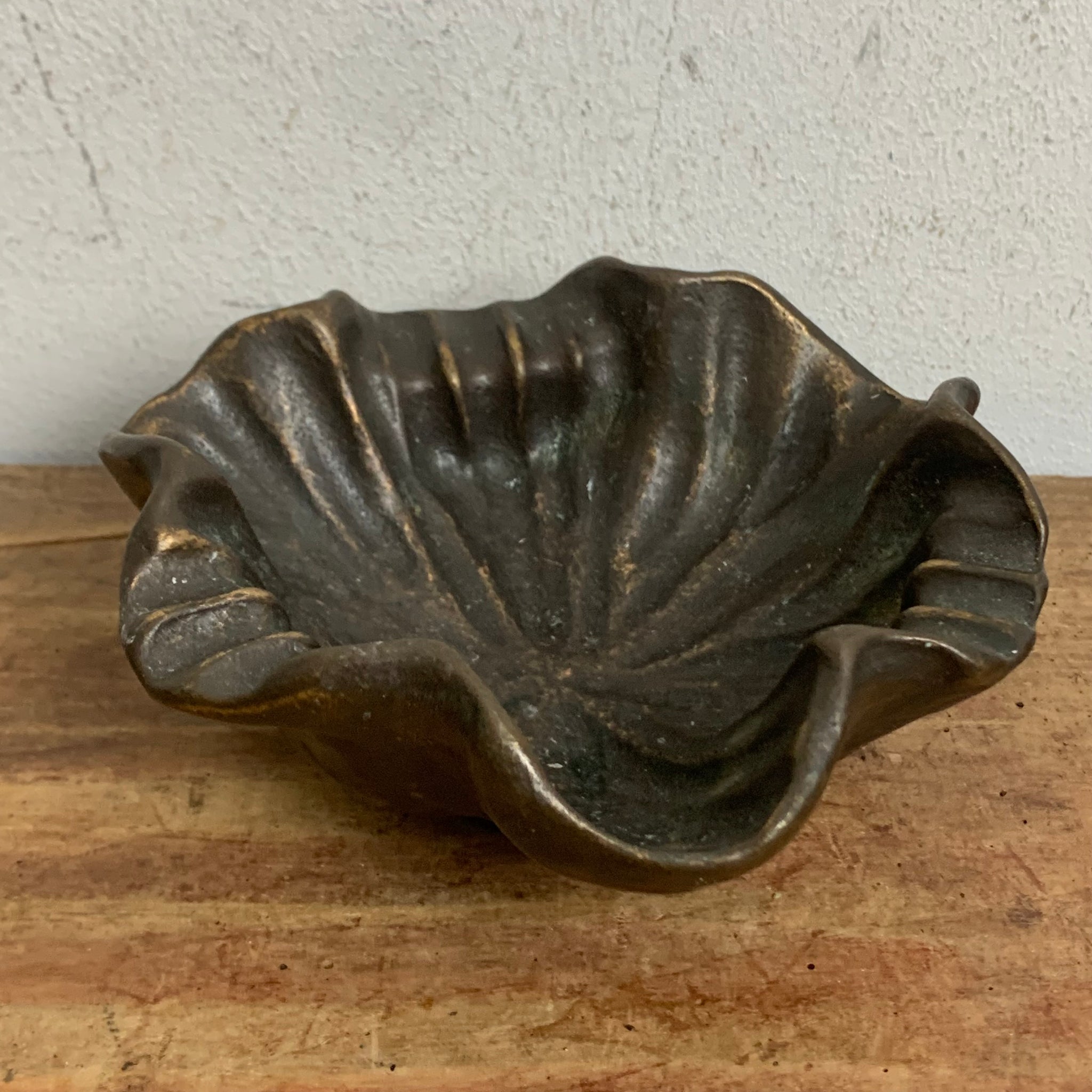 Vintage Design Aschenbecher aus Bronze von Horst Dalbeck