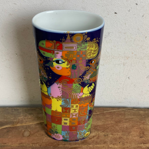 Vintage Porzellan Vase 1001 Nacht von Björn Wiinblad für Rosenthal