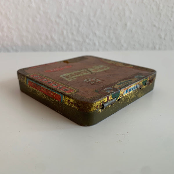 Vintage Zigaretten Blechdose Gold Anker Piccolo Cigaretten