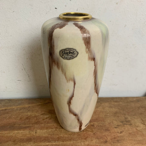 Vintage Mid Century Keramik Vase von Jasba 594