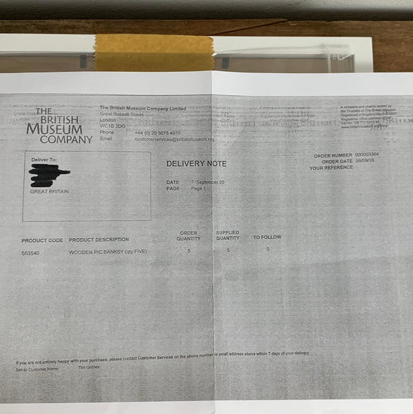 Street Art Peckham Rock von Banksy gerahmt