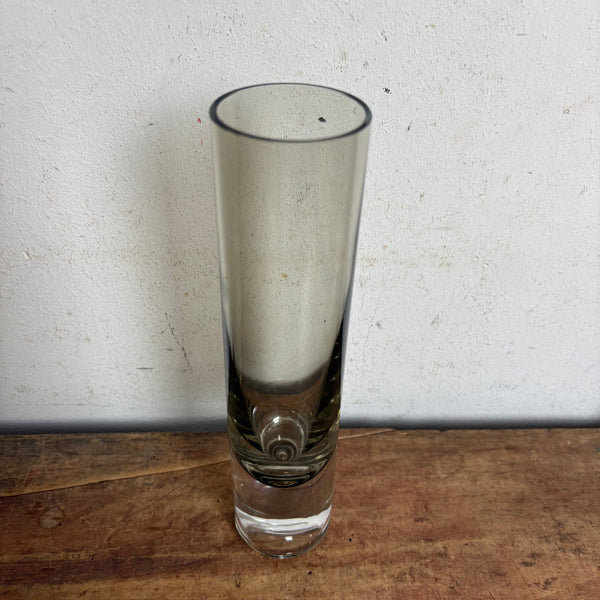 Vintage Glas Vase von Roland Pösch für Gral Glas