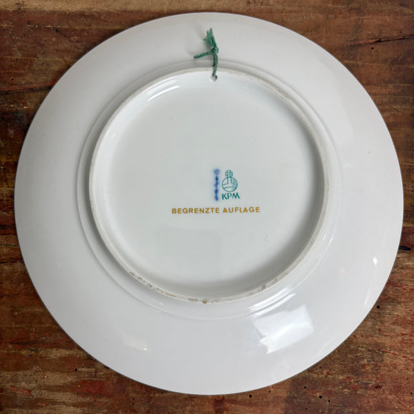 Vintage Wandteller Weihnachten 1978 KPM Zeptermarke