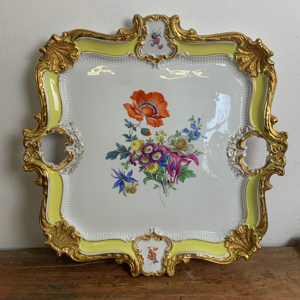 Große Prunkplatte von Meissen