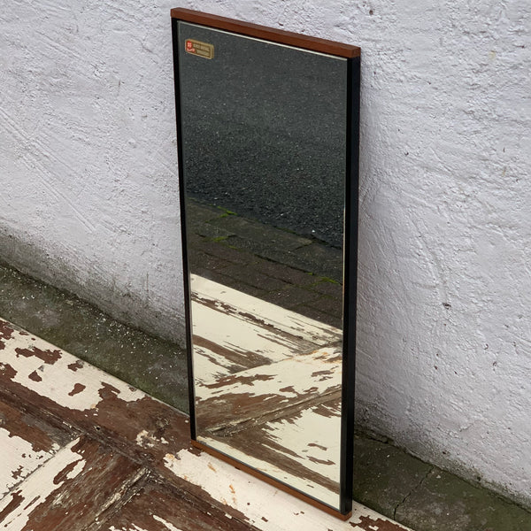 Vintage Mid Century Spiegel Teakholz