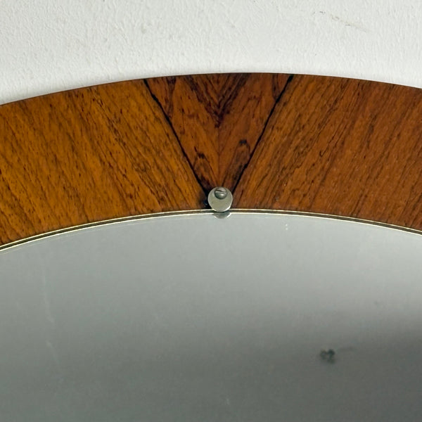 Vintage Mid Century Rosewood Spiegel