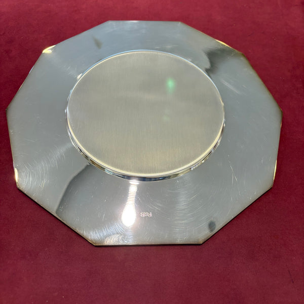 4 Platzteller Silber Auflage von Robbe und Berking