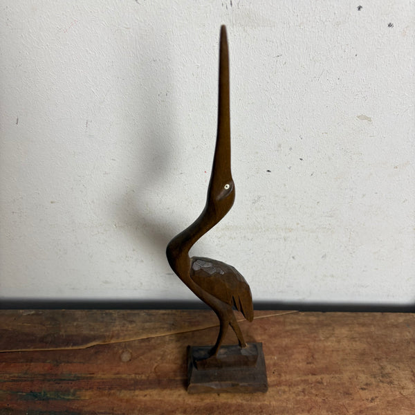 Mid Century Deko Kranich