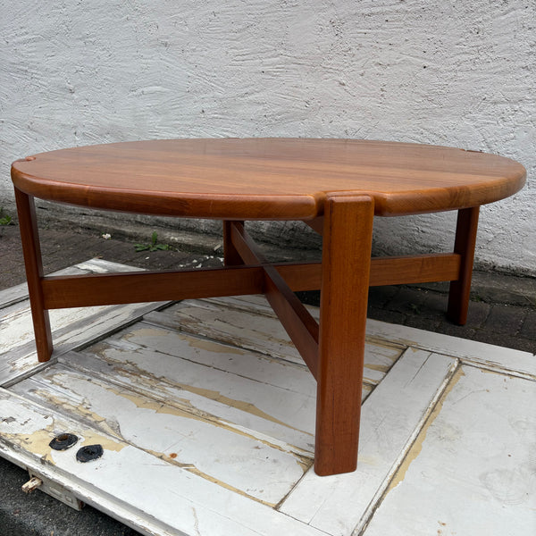 Vintage Dänischer Teak Couchtisch von Niels Bach für Randers Møbelfabrik