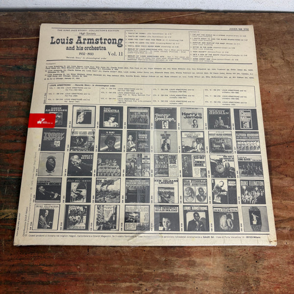 LP Georgia On My Mind 1932 - 1933 Louis Armstrong
and his orchestra