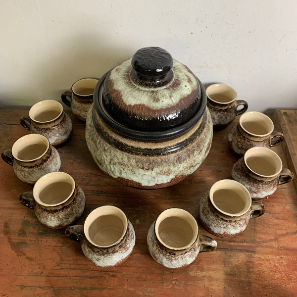 Keramik Bowle Service Dümler und Breiden 317