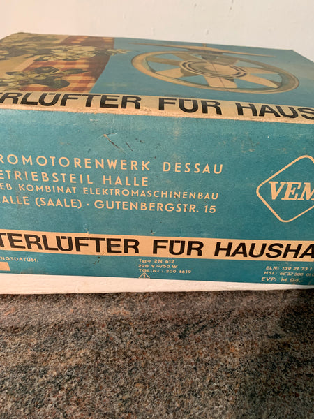 Vintage Fensterlüfter für die Haushalte von VEB Elektromotorenwerk Dessau