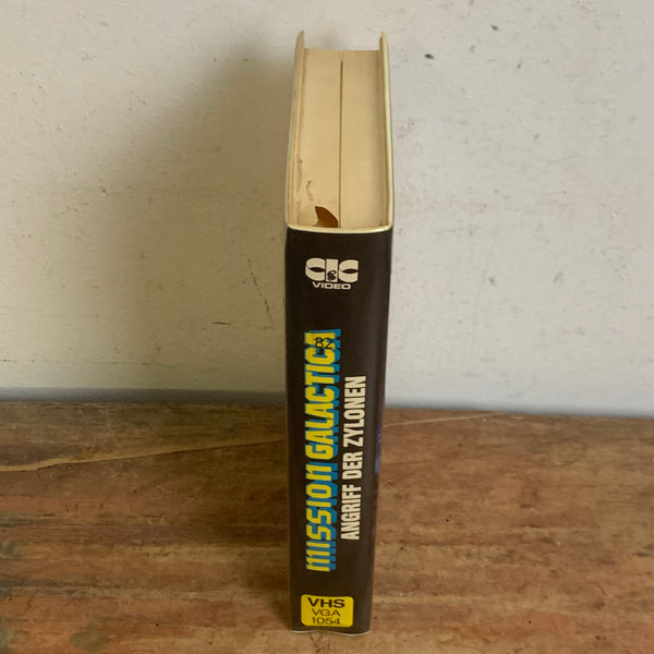VHS Video Kassette Mission Galactica Angriff der Zylonen