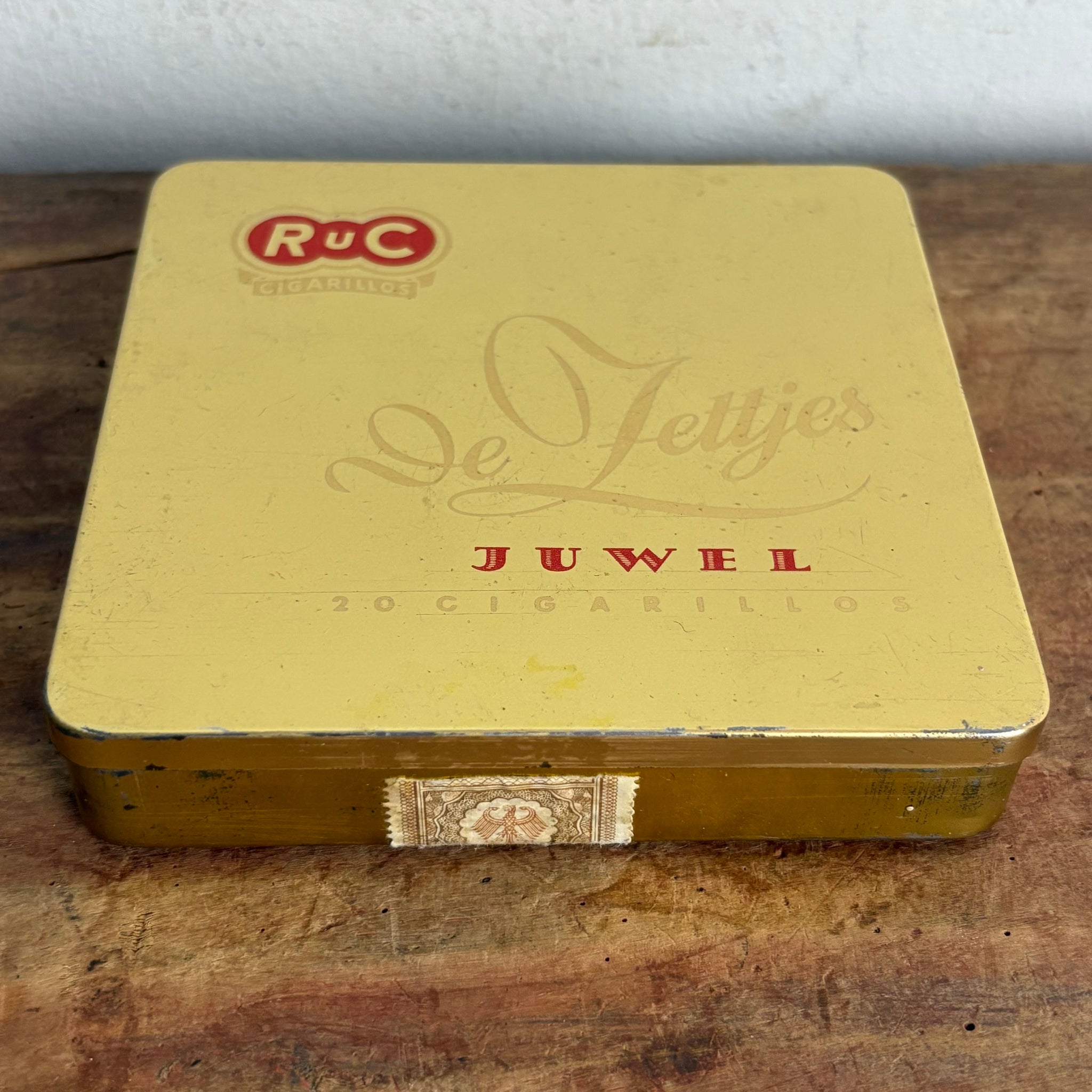 Vintage Blechdose Zigarillo RUC De Jettjes Juwel