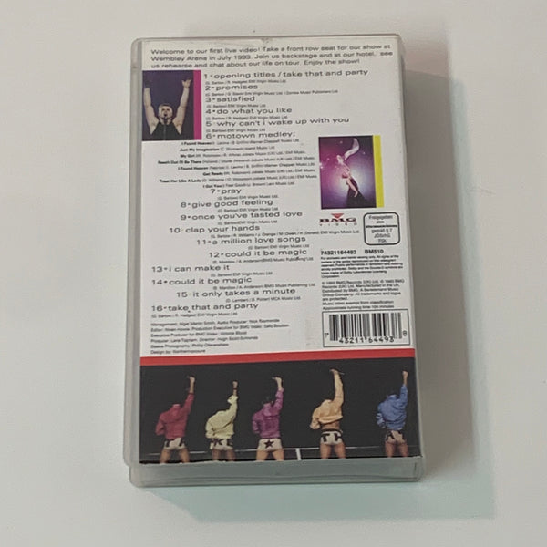 VHS Video Kassette Take That The Party Live At Wembley