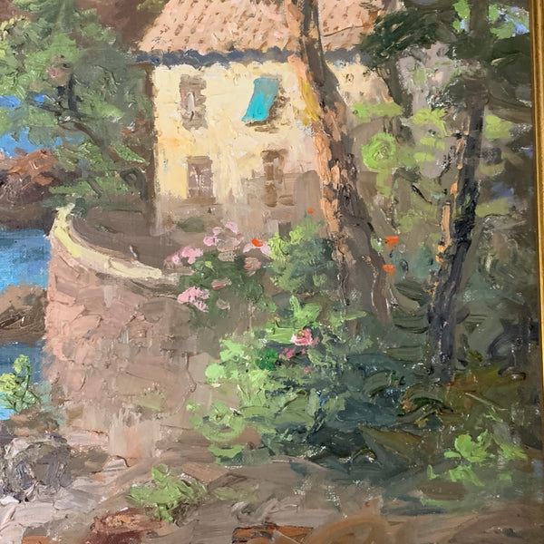 Ölgemälde Côte d‘Azur von Lucien Chanay
