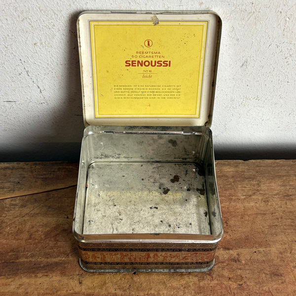 Vintage Blechdose Senoussi Cigaretten