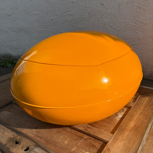 Vintage Space Age Design Senftenberger Ei Garden Egg Chair von Peter Ghyczy