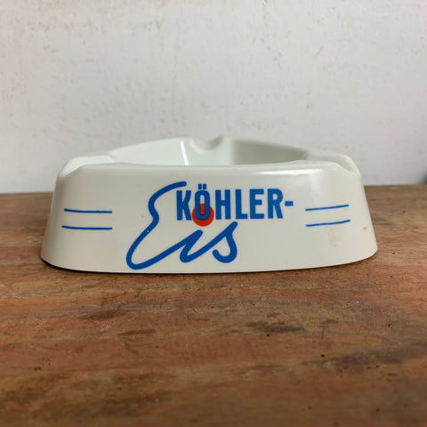 Vintage Mid Century Aschenbecher von Ornamin für Köhler Eis
