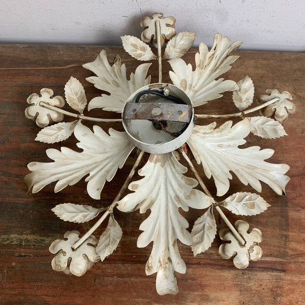 Nostalgische florale Deckenlampe