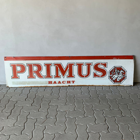 Vintage Blechschild Primus Bier
