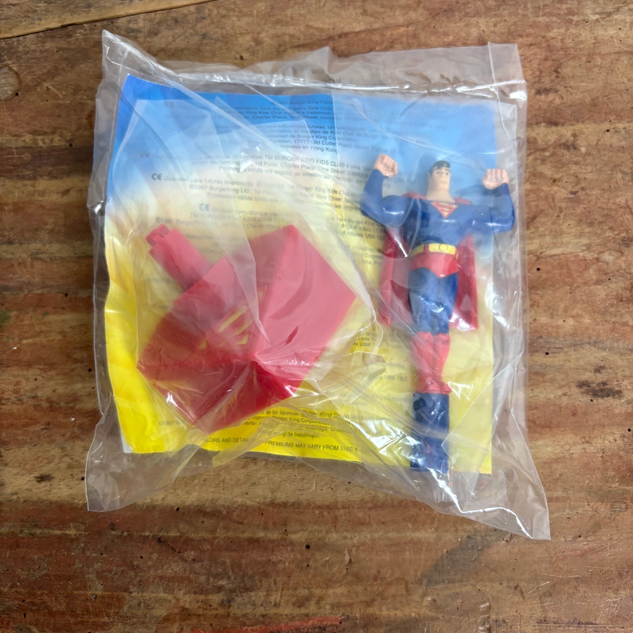 DC Comics Superman Figur von Burger King Kids Club Toys OVP