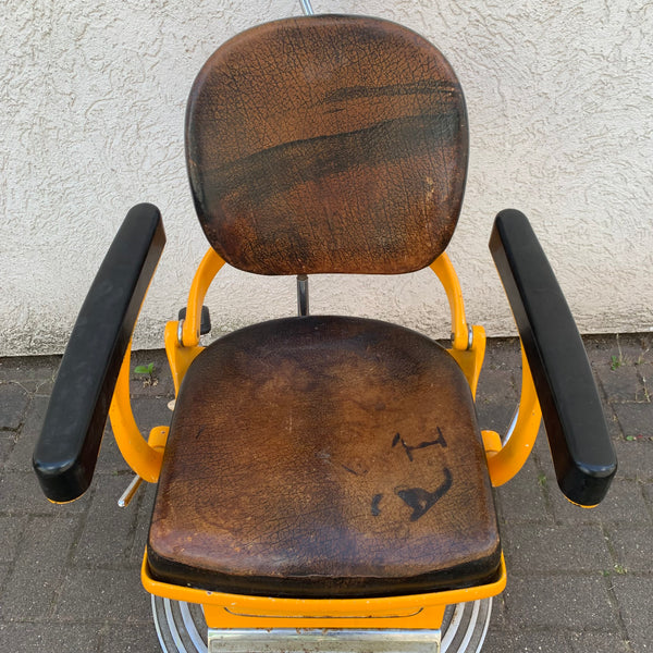 Vintage Zahnarztstuhl mit Behandlungseinheit