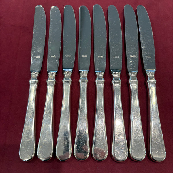 8 Tafelmesser Alt-Spaten 800er Silber von Robbe und Berking
