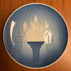 Wandteller Olympiade München 1972 von Bing und Gröndahl