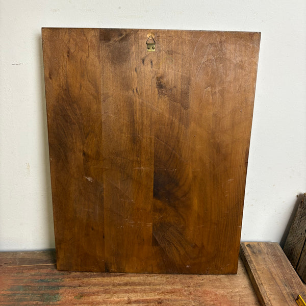 Geschnitztes Holz Relief Bild Ungestülpter Zuckerhut Hildesheim