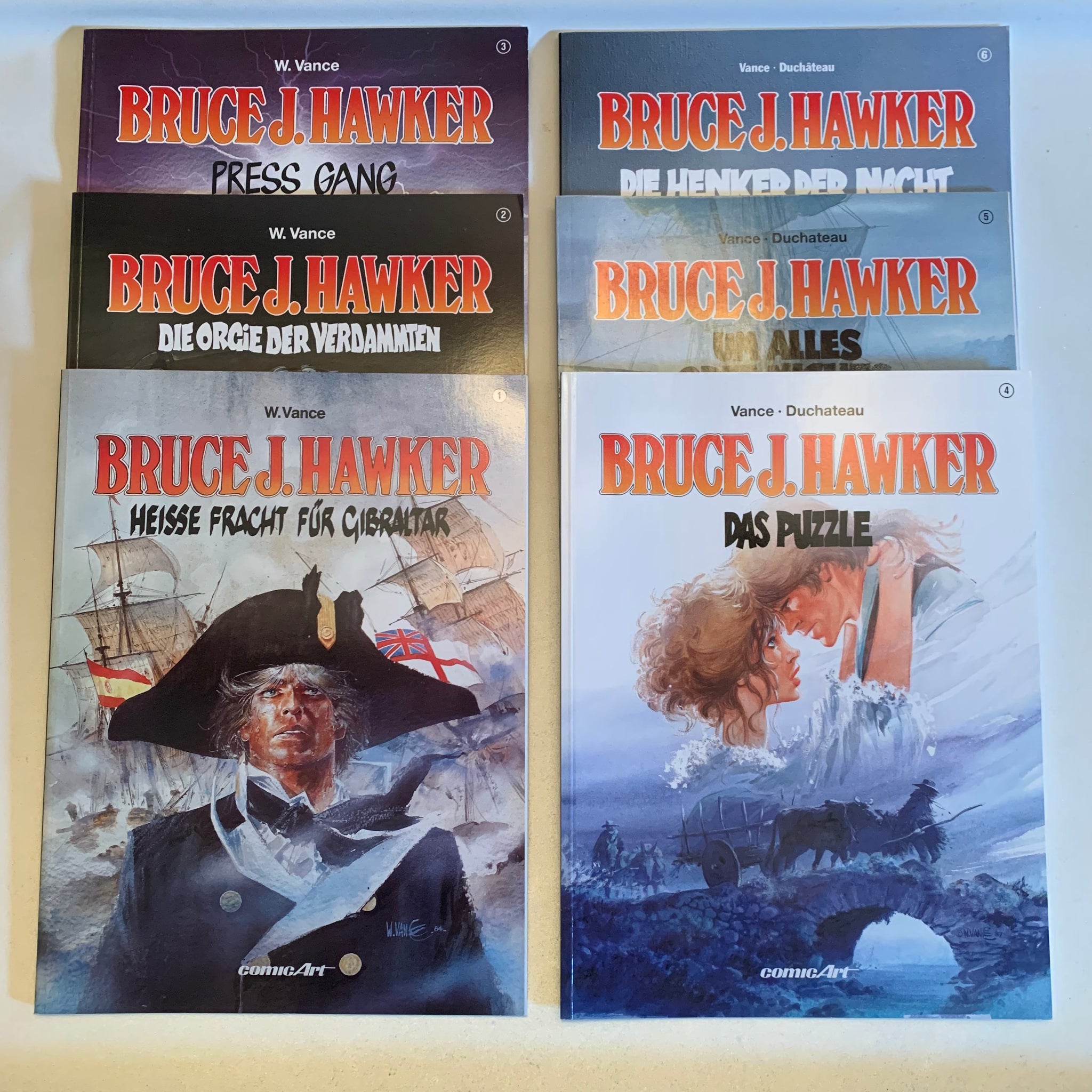 Comic BRUCE J. MAWKER Band 1 bis 6