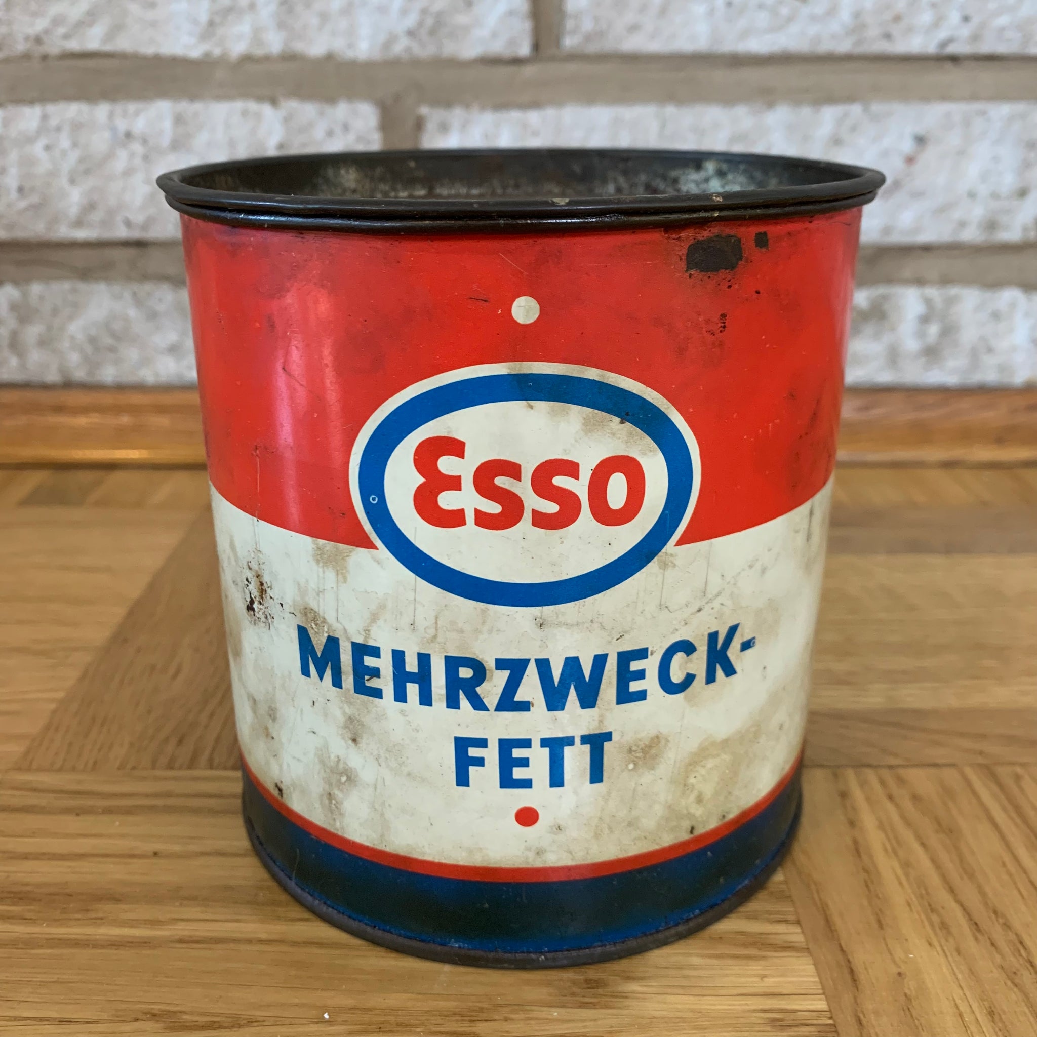 Vintage Blechdose Mehrzweckfett von Esso