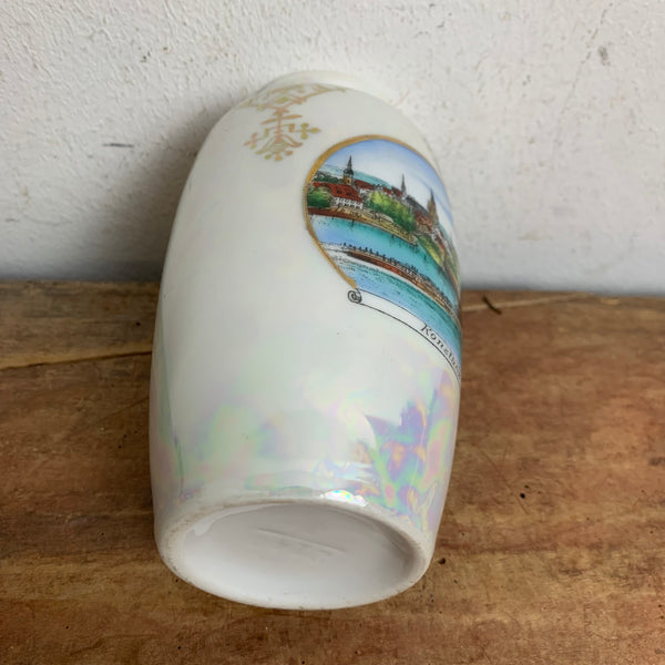 Jugendstil Andenken Vase Konstanz