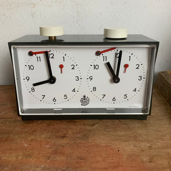 Vintage Schachuhr Schach Zeitnehmer von Bohemia