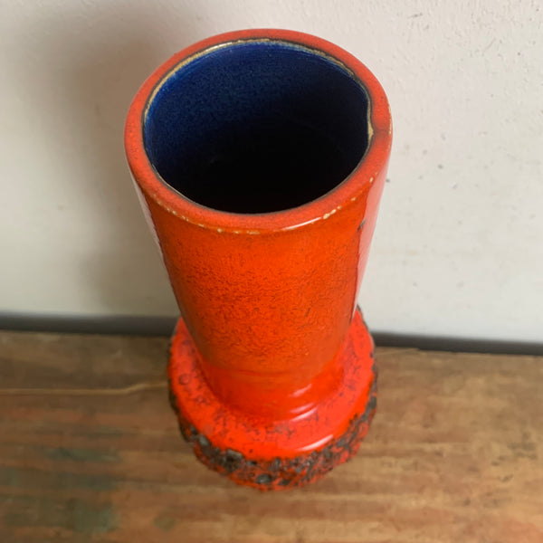 Vintage Fat Lava Keramik Vase von Otto Keramik